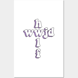 wwjd x hwlf Posters and Art